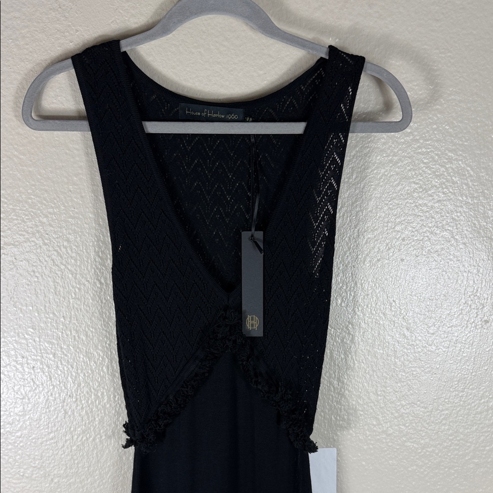 House of Harlow 1960 Mags Maxi Dress in Black - Picture 4 of 11